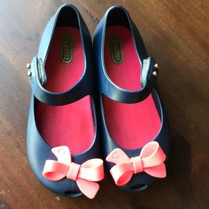 Mini Melissa, Mary Jane Shoes Navy/Pink Size 10
